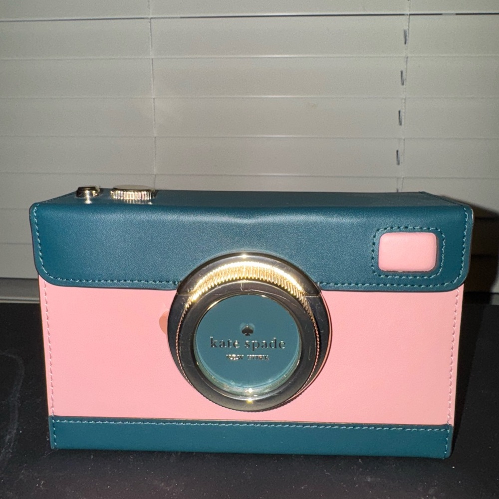 Kate Spade Pink and Blue Clutch